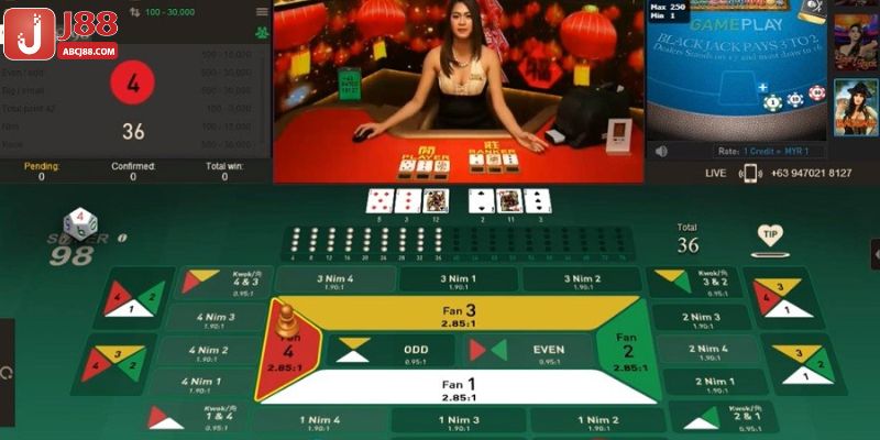 Đánh Fantan tại J88 chỉ với 5 bước siêu đơn giản