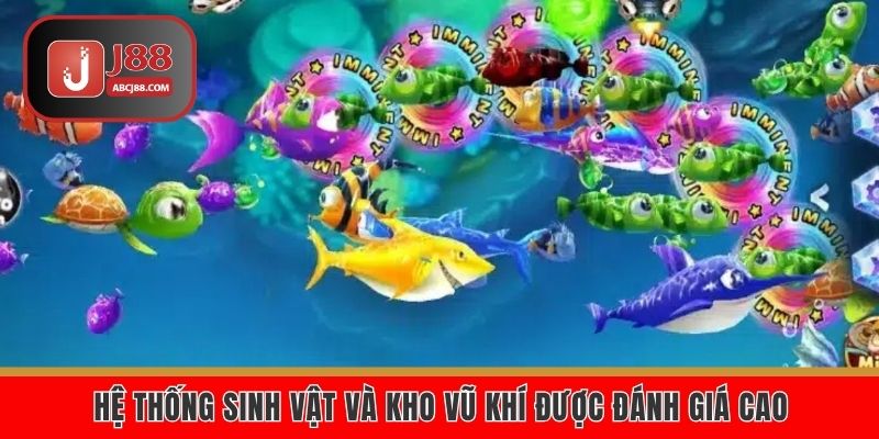 Hệ thống sinh vật và kho vũ khí được đánh giá cao