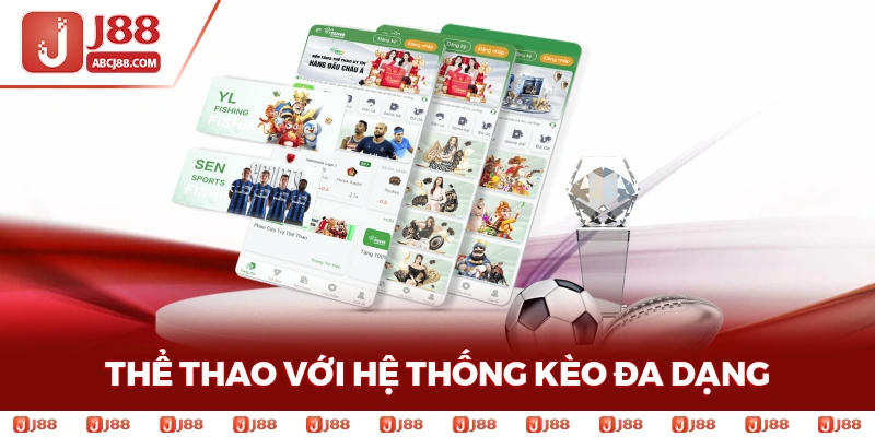 Thể thao luôn được tin chọn tại J88 với hệ thống kèo đa dạng